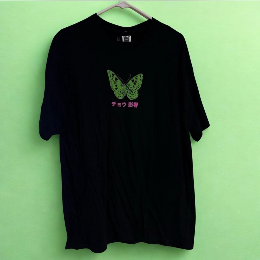 Tilly’s Eldon Black Butterfly Graphic Tee